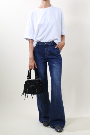 Jeans PALAZZO TAGLIO PANTALONE denim #9059