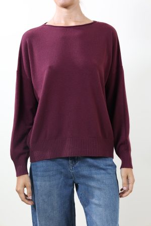 Maglia scatoletta MICOL bordeaux #9079