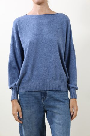 Maglia scatoletta MICOL denim #9079