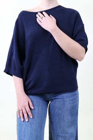 Maglia DELICATA blu navy #9413