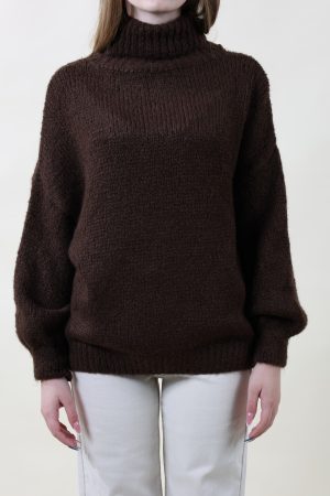 Maglia MORBIDOSA COLLO cioccolato #9373