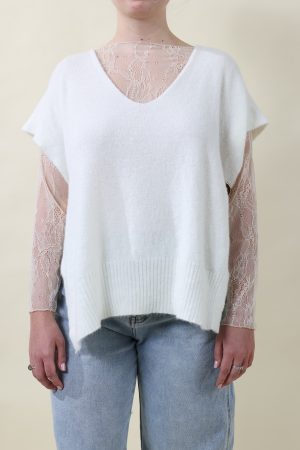 Gilet MOLLICA panna #9443