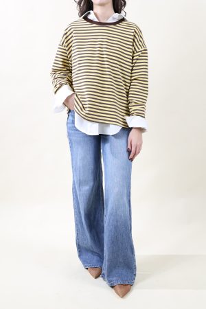 Felpina STRIPE limone #9505