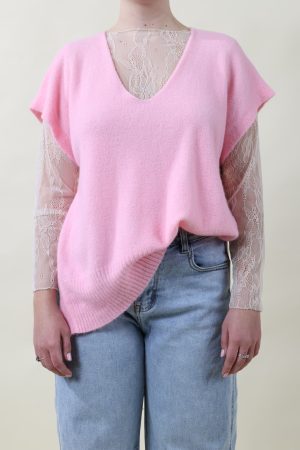 Gilet MOLLICA rosa #9443