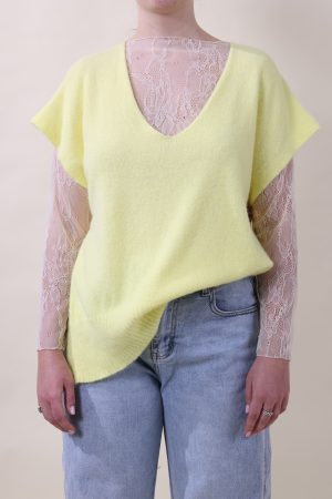 Gilet MOLLICA limone #9443