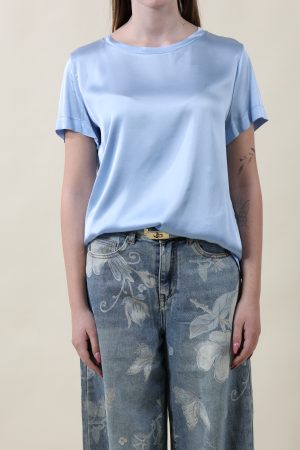 T-shirt LUCE celeste #9420