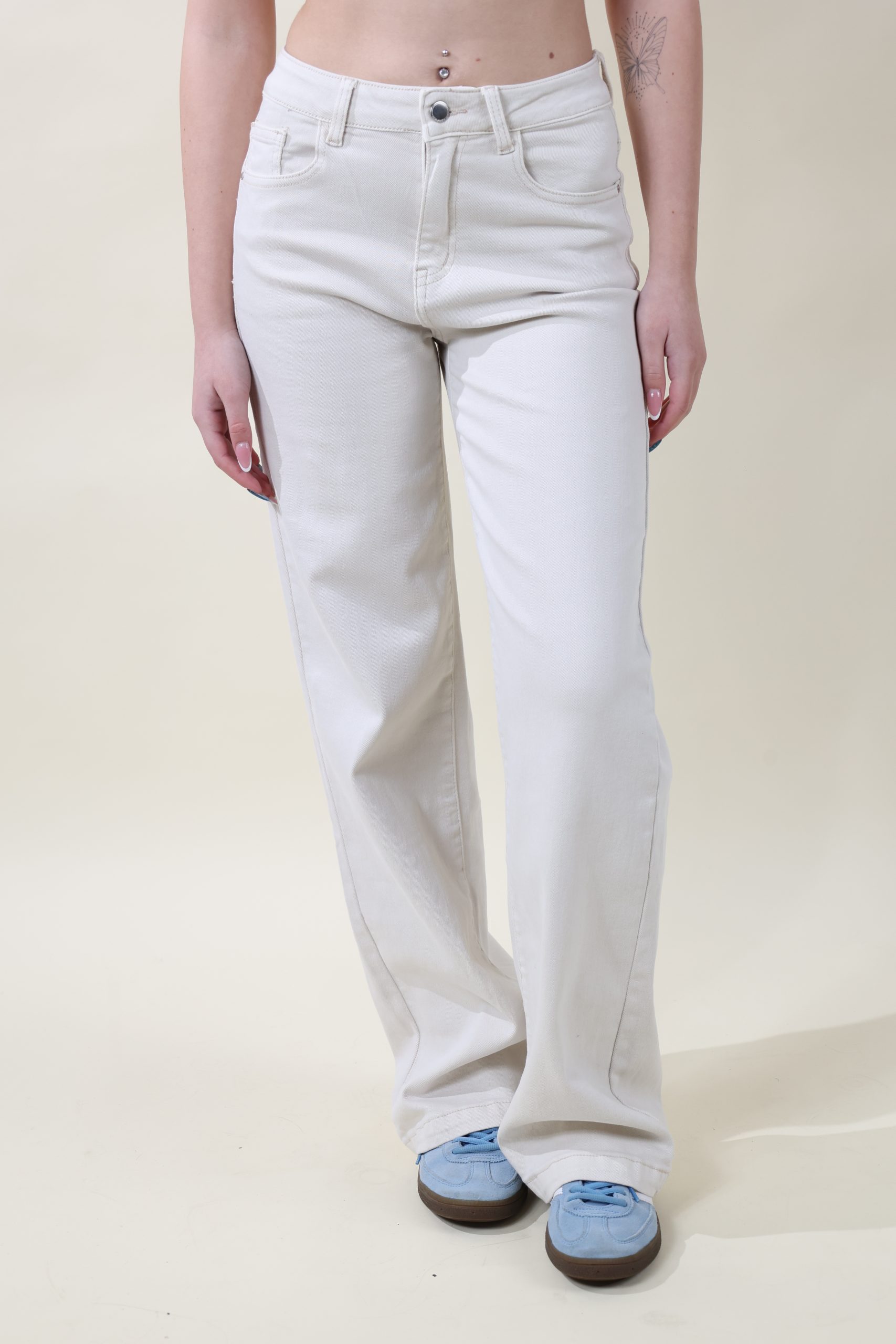 Jeans STRAIGHT COLORATO burro #9427 - immagine 2