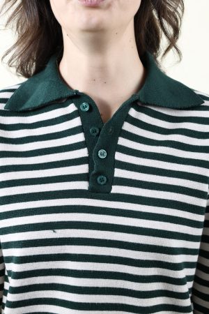 Maglia POLETTA BOTTONI foresta #9497