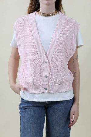Gilet GILETTINO rosa #9522