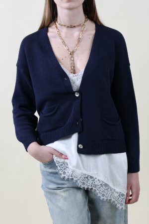 Cardigan DALILA blu navy #9523