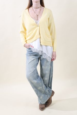 Cardigan DALILA limone #9523