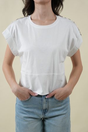 T-shirt CRISTALLO bianco #9588