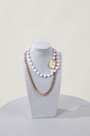 Collana FRANCESCA ORO bianco #8042