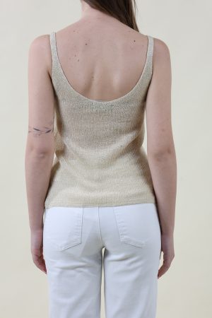 Canotta LUREX oro #9572