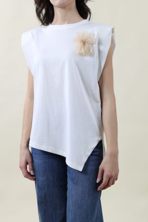 T-shirt TESORO bianco #9541
