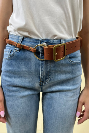 Cintura SELLA cuoio #9622