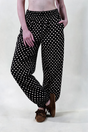 Pantalone POIS nero #9715