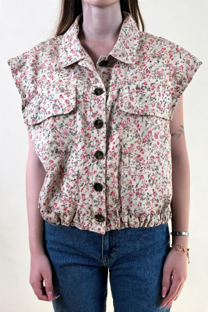 Gilet BLOOM rosa #9717