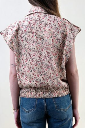 Gilet BLOOM rosa #9717