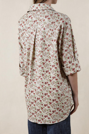Camicia PRATOLINA rosso india #9706