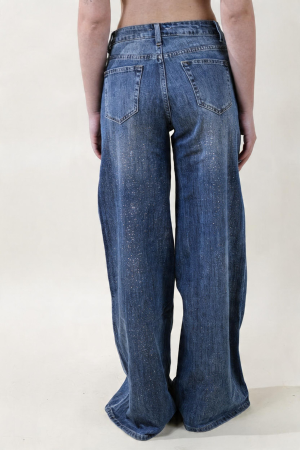 Jeans WIDE GLITTER denim #9666