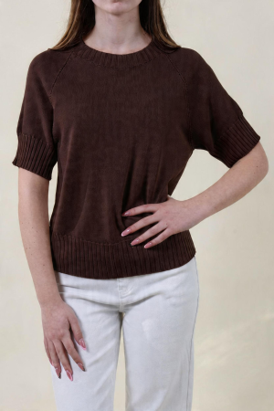 Maglia MALINDI cioccolato #9575