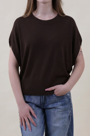 Maglia MALINDI cioccolato #9759