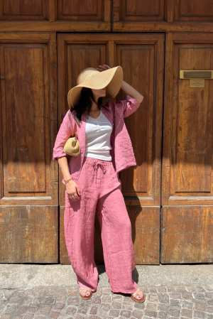 Pantalone MEDITERRANEO peonia #9786