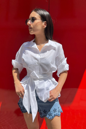 Camicia CALLA POPELINE bianco #9710