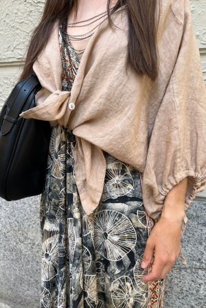 Blusa MEDITERRANEO beige #9785