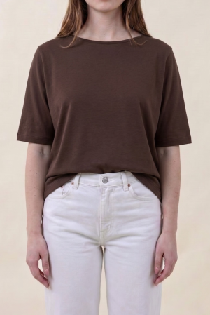 T-shirt MORBIDA cioccolato #9783
