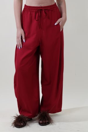 Pantalone BELLEZZA rosso india #9742