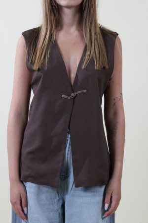 Gilet BELLEZZA cioccolato #9741