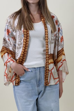 Kimono SATIN beige #9724