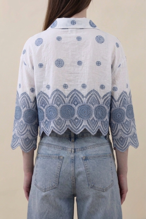 Camicia CANNES blu navy #9758