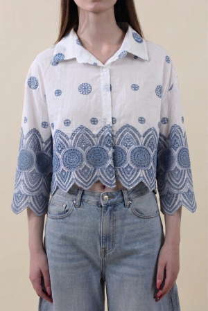 Camicia CANNES blu navy #9758