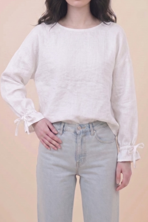 Blusa MEDITERRANEO bianco #9785