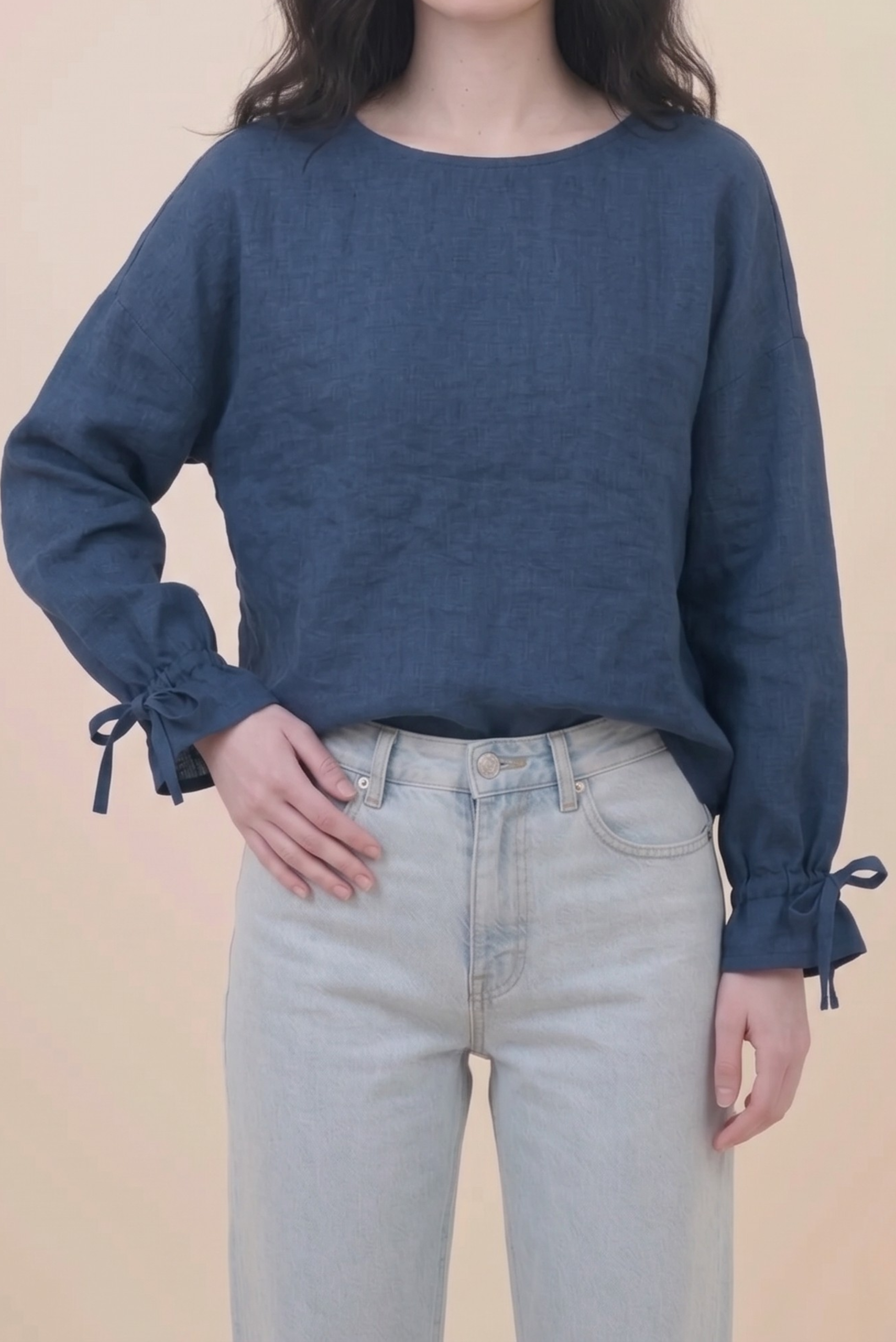 Blusa MEDITERRANEO denim #9785