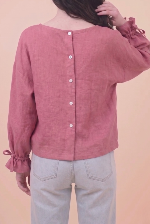 Blusa MEDITERRANEO peonia #9785