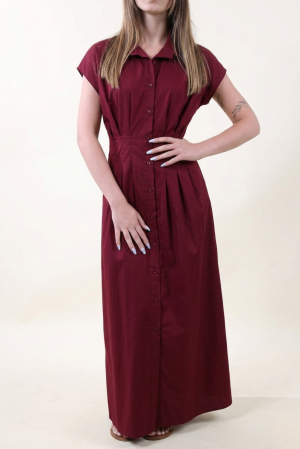 Abito PAMELA rosso india #9748