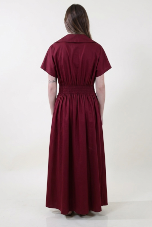 Abito PAMELA rosso india #9748