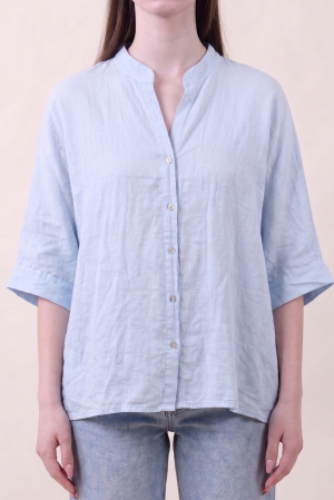 Camicia MUSSOLINA celeste #9788