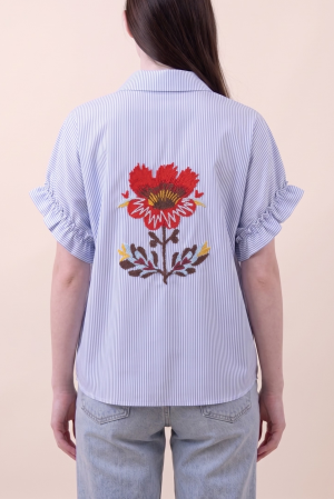 camicia COSTIERA celeste #9795