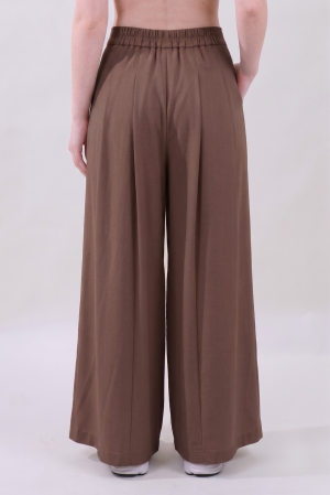 Pantalone PALAZZONE ESTATE cioccolato #9766