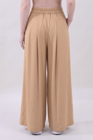 Pantalone PALAZZONE ESTATE beige #9766