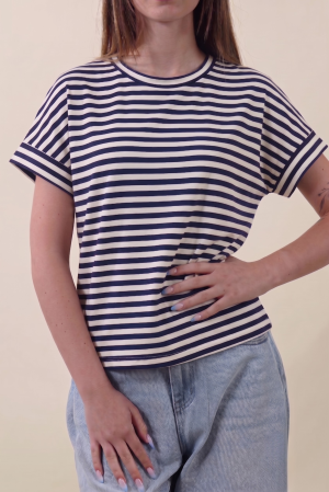 T-shirt SAINT TROPEZ blu navy #9798