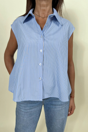 camicia CAPRI celeste #9794
