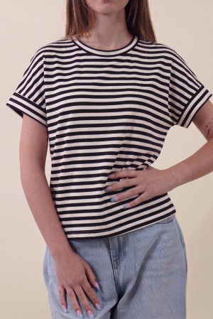 T-shirt SAINT TROPEZ cioccolato #9798