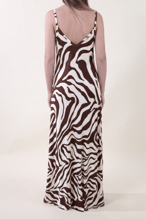 abito ZEBRA cioccolato #9836