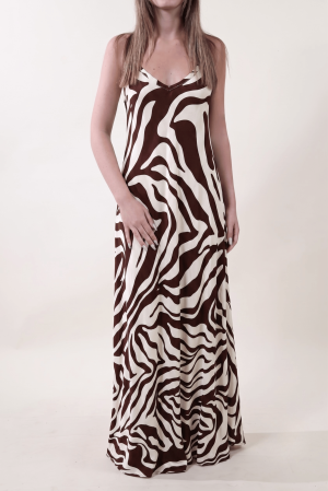 abito ZEBRA cioccolato #9836
